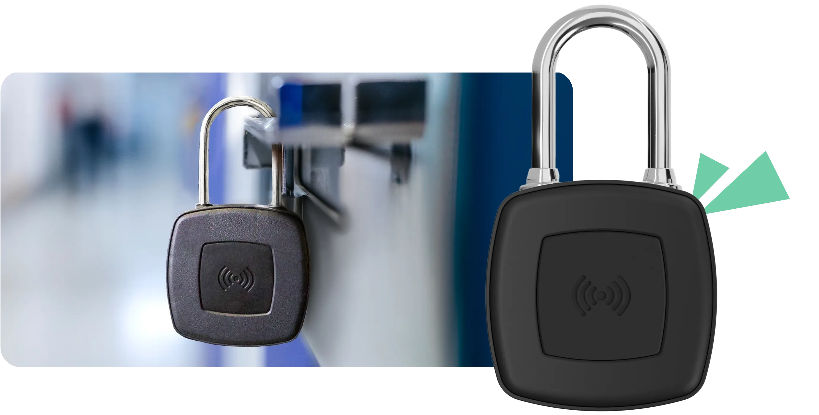 Sempro Click electronic padlock securing equipment